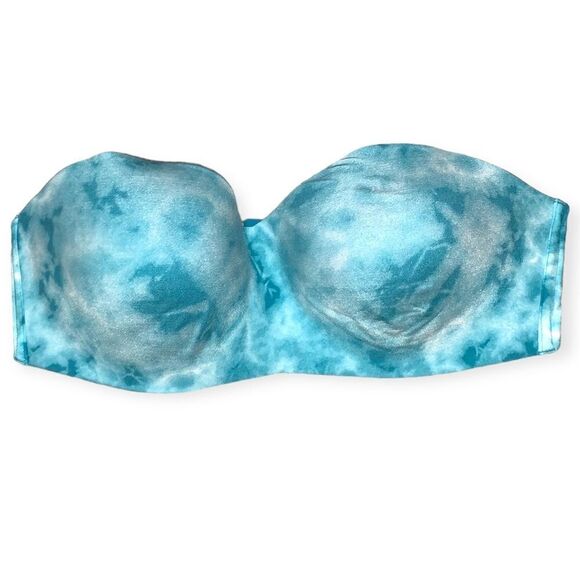 PINK Victoria’s Secret strapless tie dye wireless bra - Picture 1 of 3